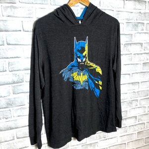 Batman Graphic Hoodie long sleeves grey Medium
